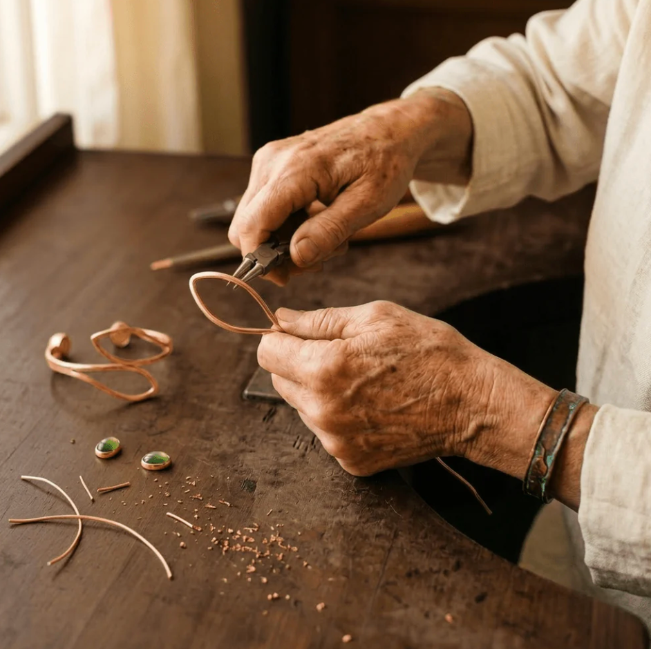 Alorin Frond Copper Bracelet
