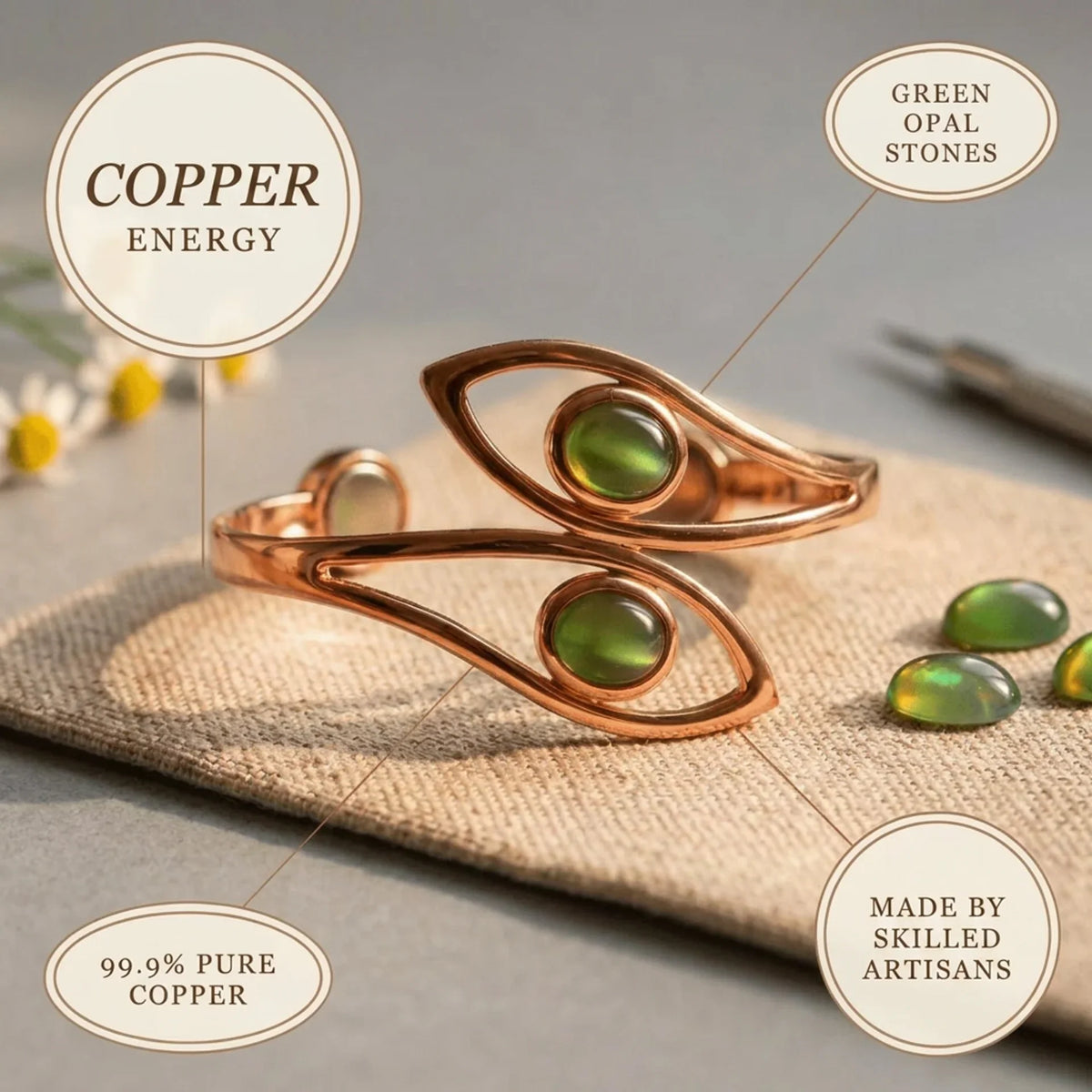 Alorin Frond Copper Bracelet