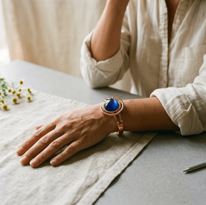 Alorin Crescent Copper Bracelet