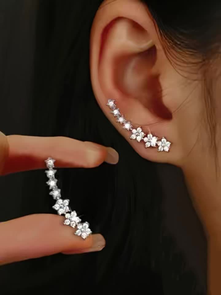 Floral Earrings™ | Timeless elegance in gold