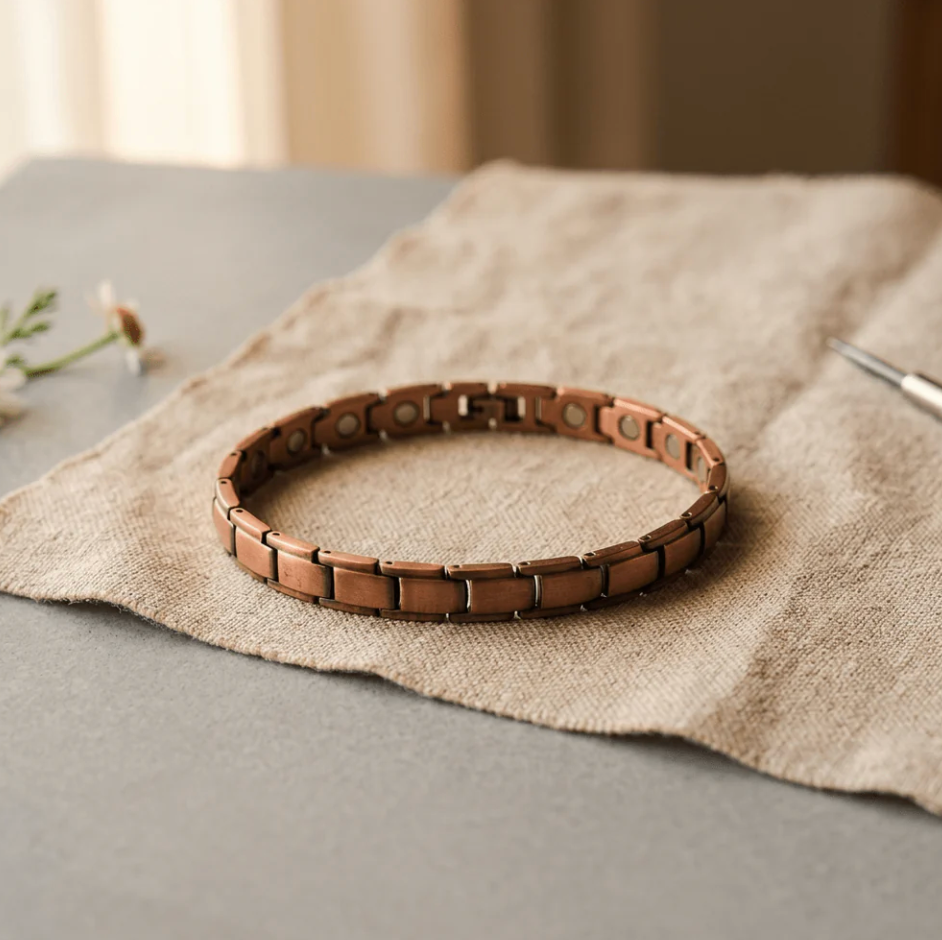 Alorin Cobble Copper Anklet