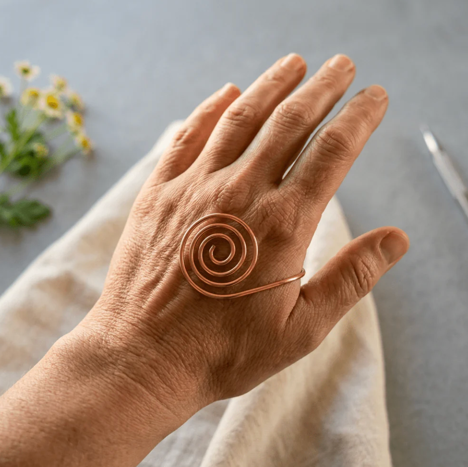 Alorin Volute Copper Hand Spiral
