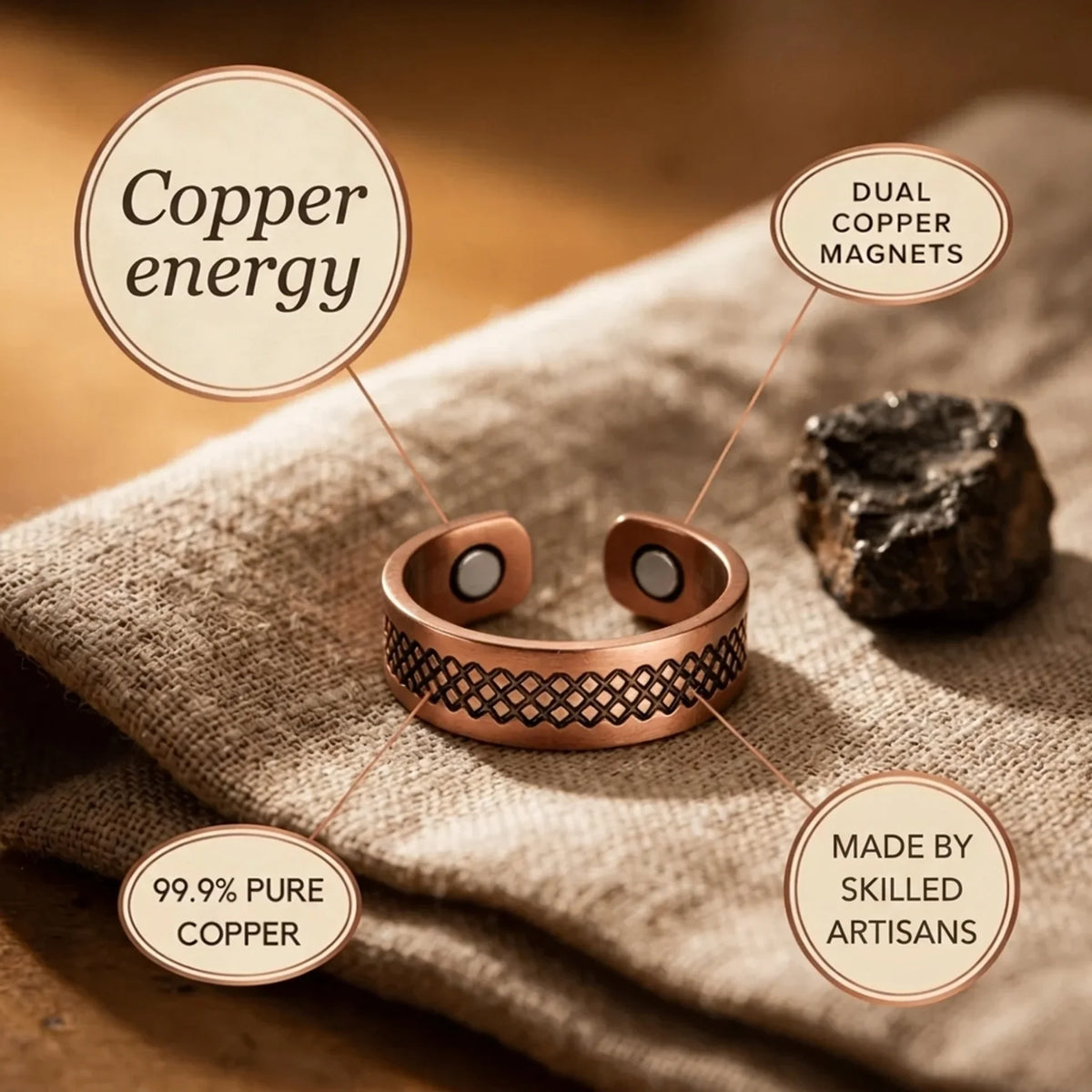 Alorin Trellis Copper Ring