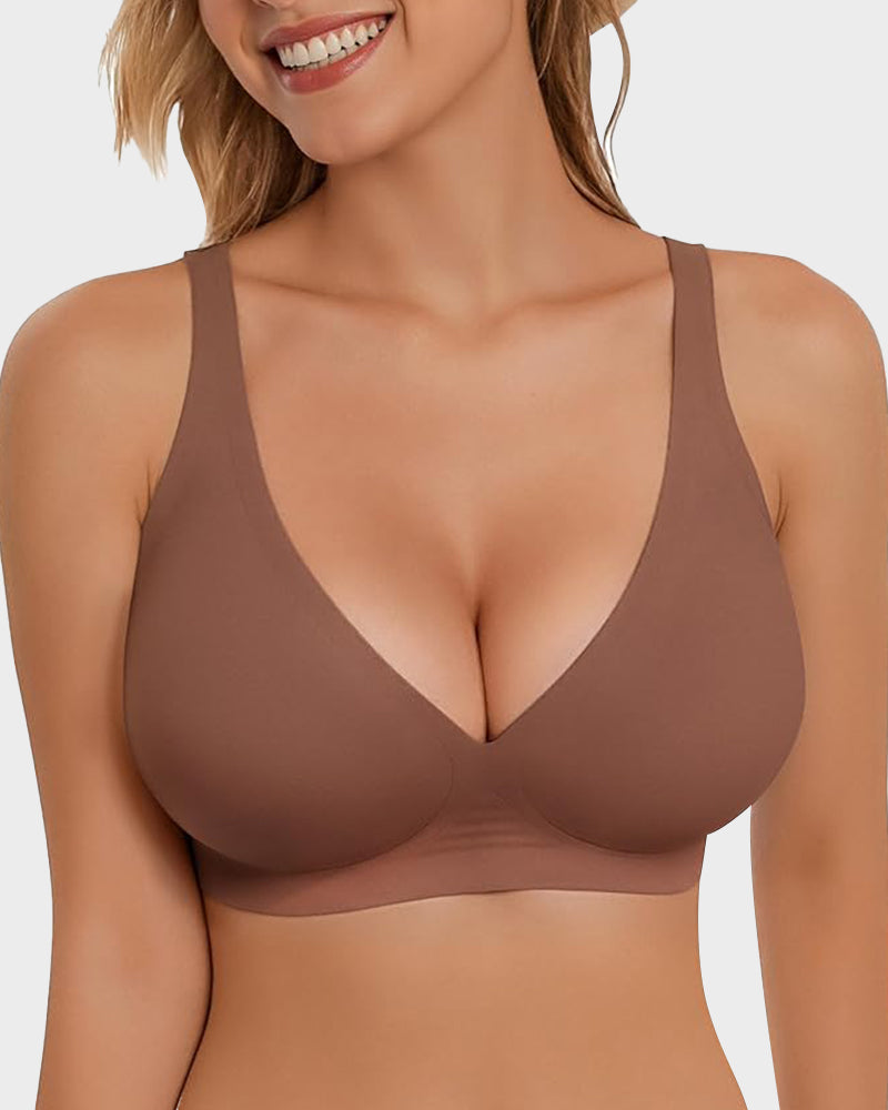 Alorin™ Seamless Deep V Push-Up Wireless Bra