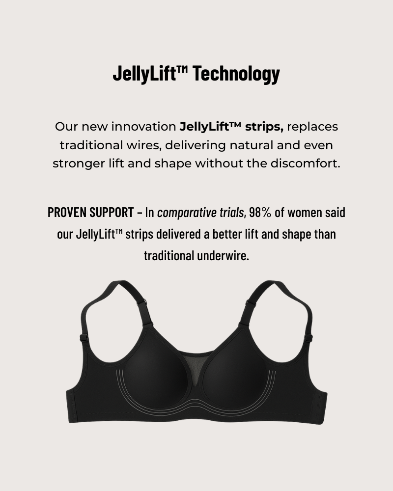 Alorin™ Wireless Support & Lift V-Neck Mesh Bra