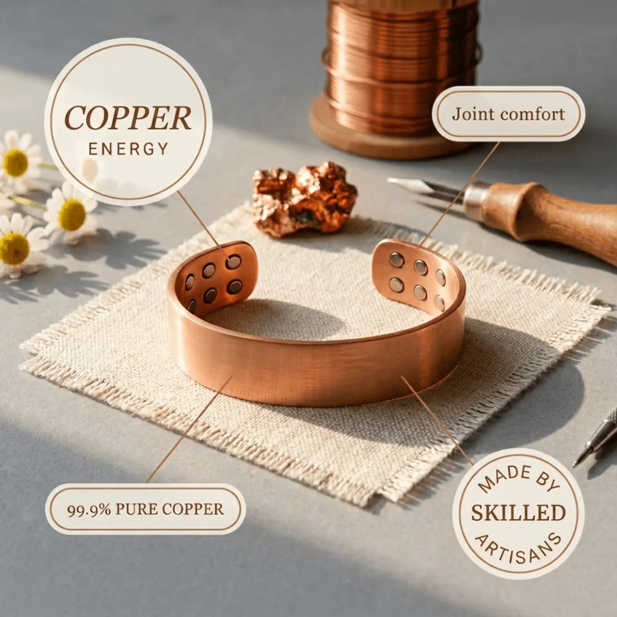 Alorin Slate Copper Bracelet