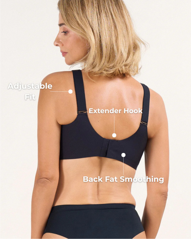 Alorin™ Wireless Support & Lift V-Neck Mesh Bra
