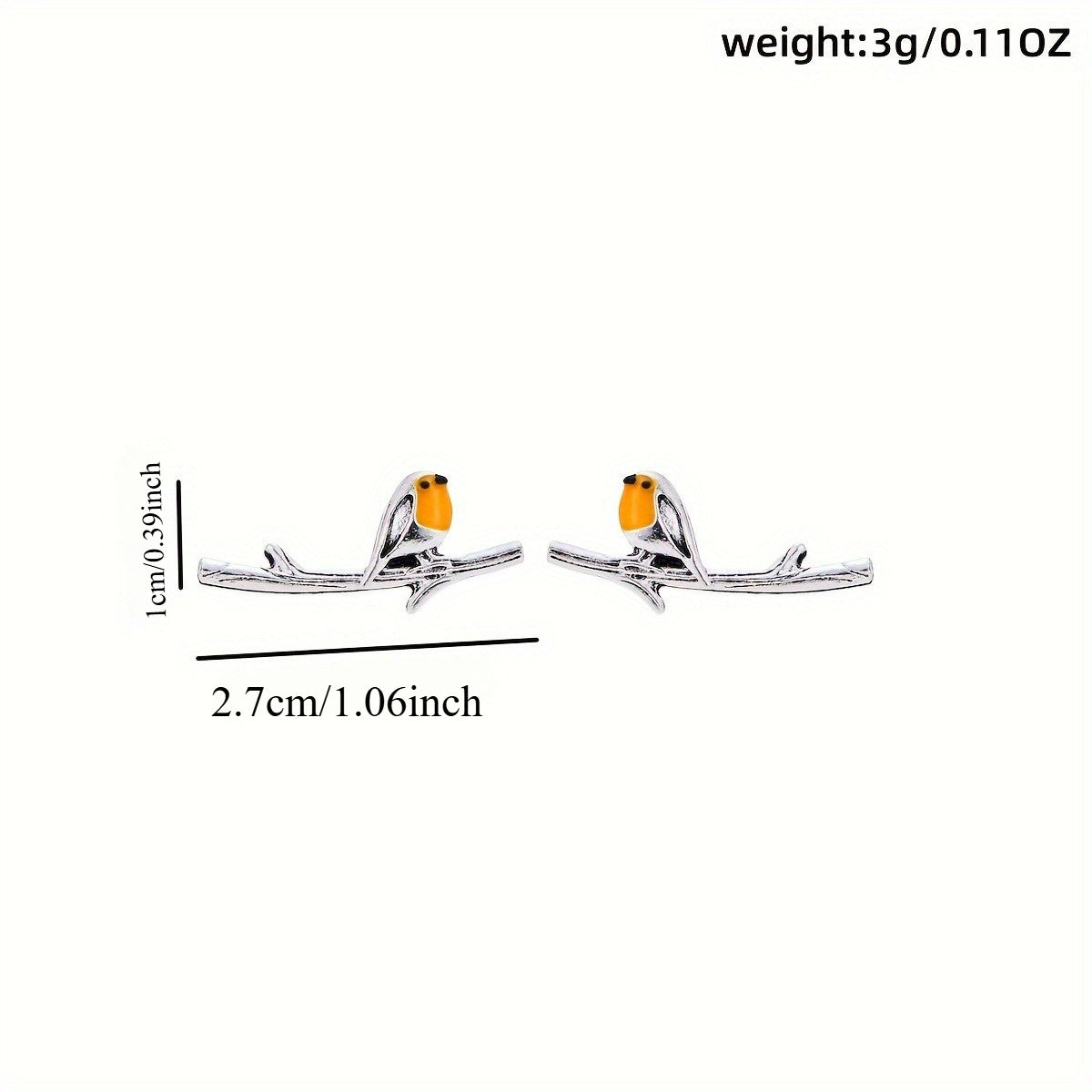 Birds™ | Delicate Gold Earrings