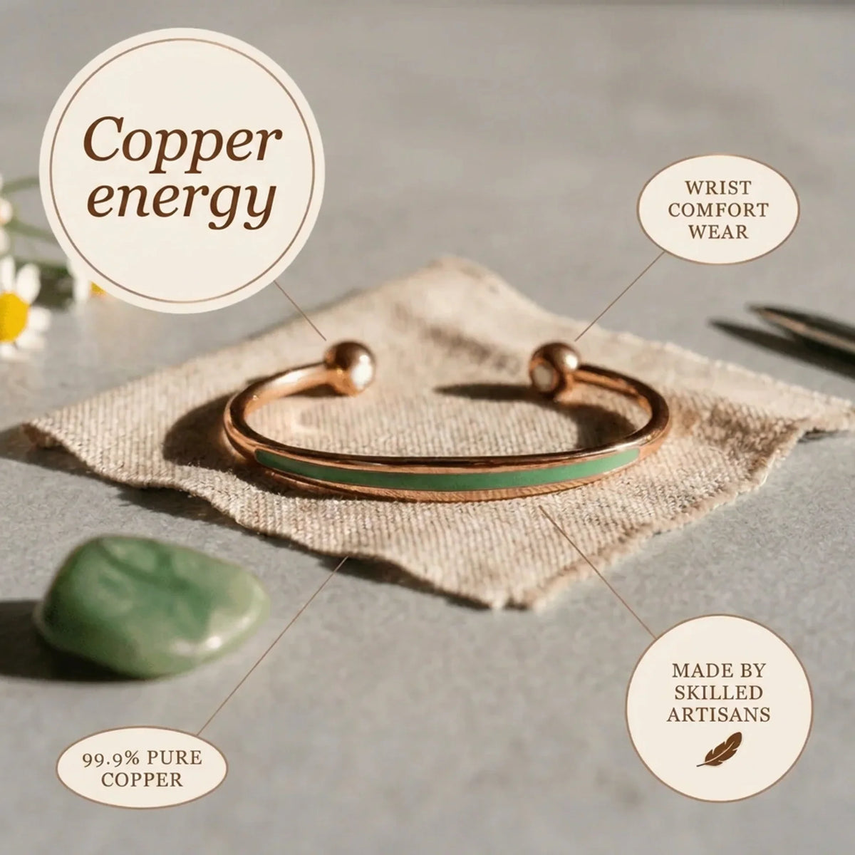 Alorin Patina Copper Bracelet