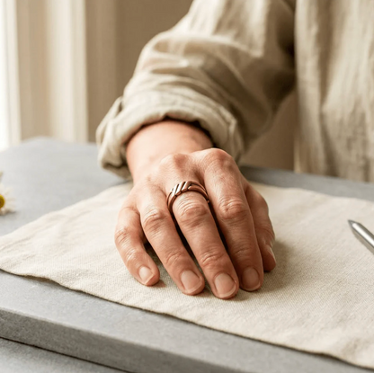 Alorin Skein Copper Ring