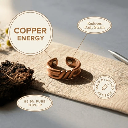 Alorin Skein Copper Ring