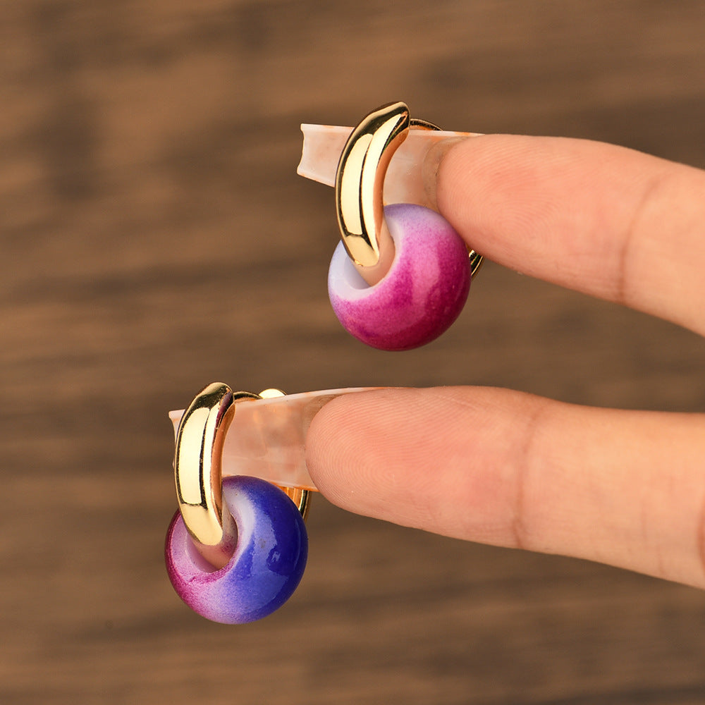 Alorin Prism Copper Earrings