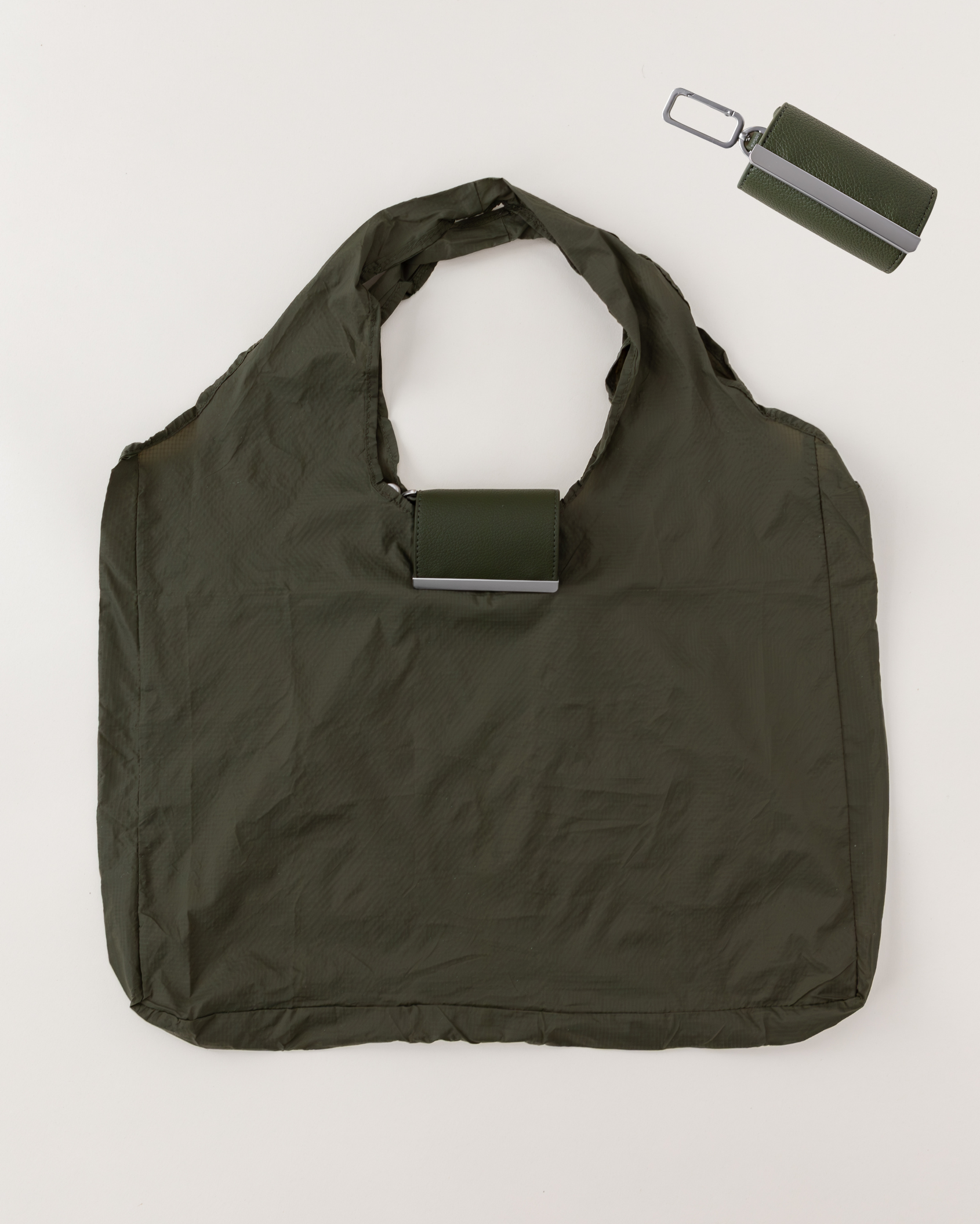 Aura - keychain tote - olive