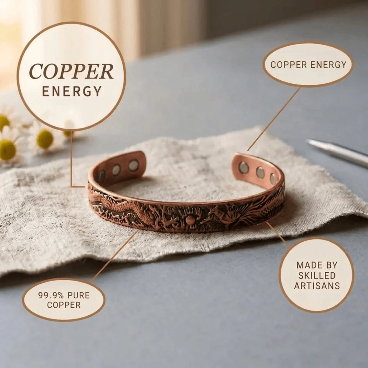 Alorin Longma Copper Bracelet