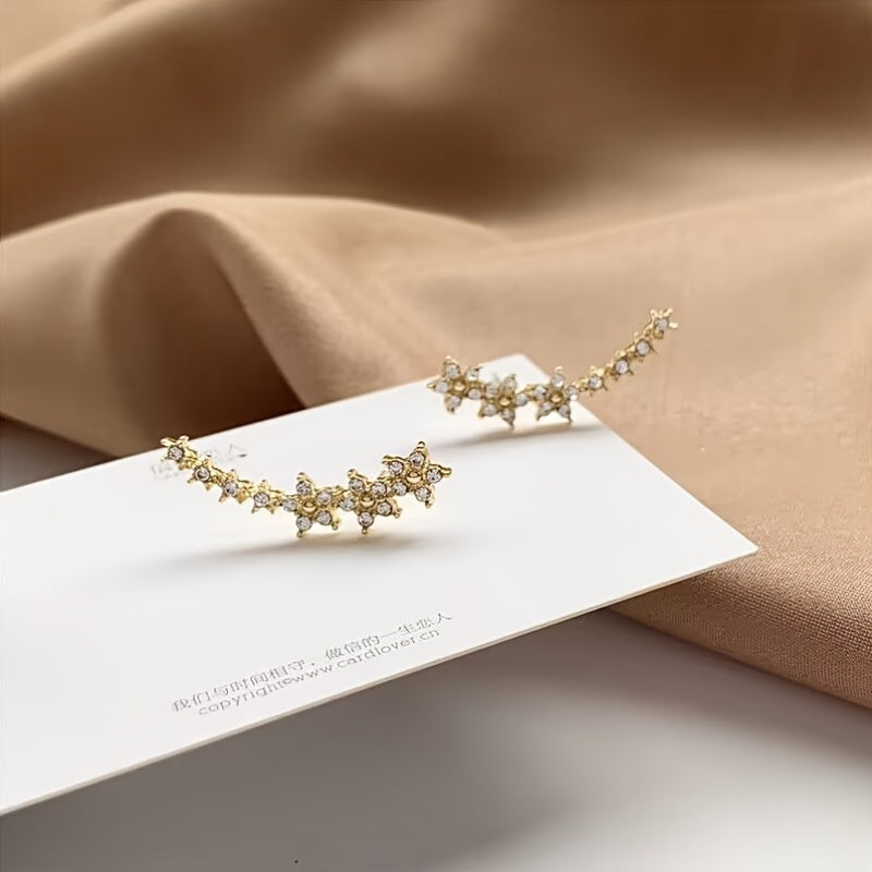 Floral Earrings™ | Timeless elegance in gold