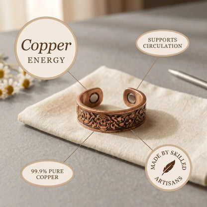 Alorin Thistle Copper Ring