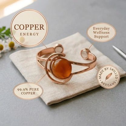 Alorin Solara Orange Copper Bracelet