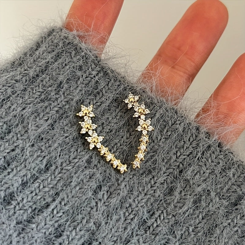 Floral Earrings™ | Timeless elegance in gold