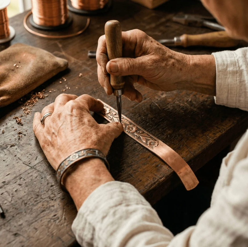 Alorin Sprig Copper Bracelet