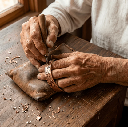 Alorin Tillage Copper Bracelet