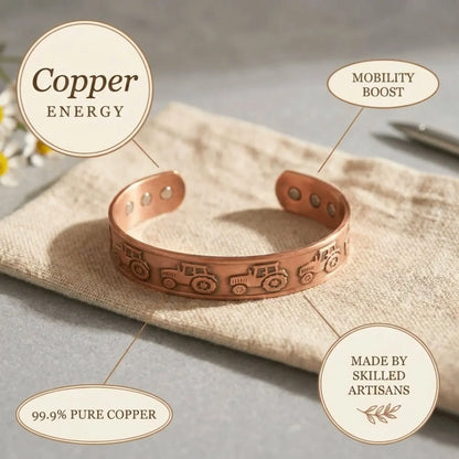 Alorin Tillage Copper Bracelet
