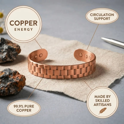 Alorin Ashlar Men's Copper Bracelet
