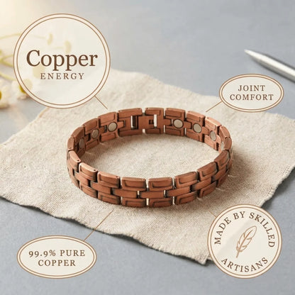 Alorin Cobblelink Men's Copper Bracelet