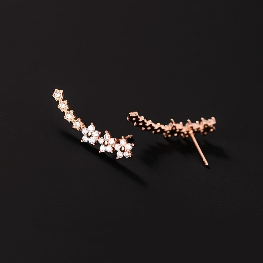 Floral Earrings™ | Timeless elegance in gold