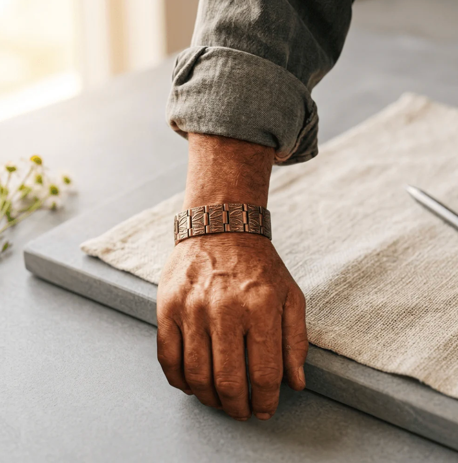 Alorin Driftwood Men's Copper Bracelet