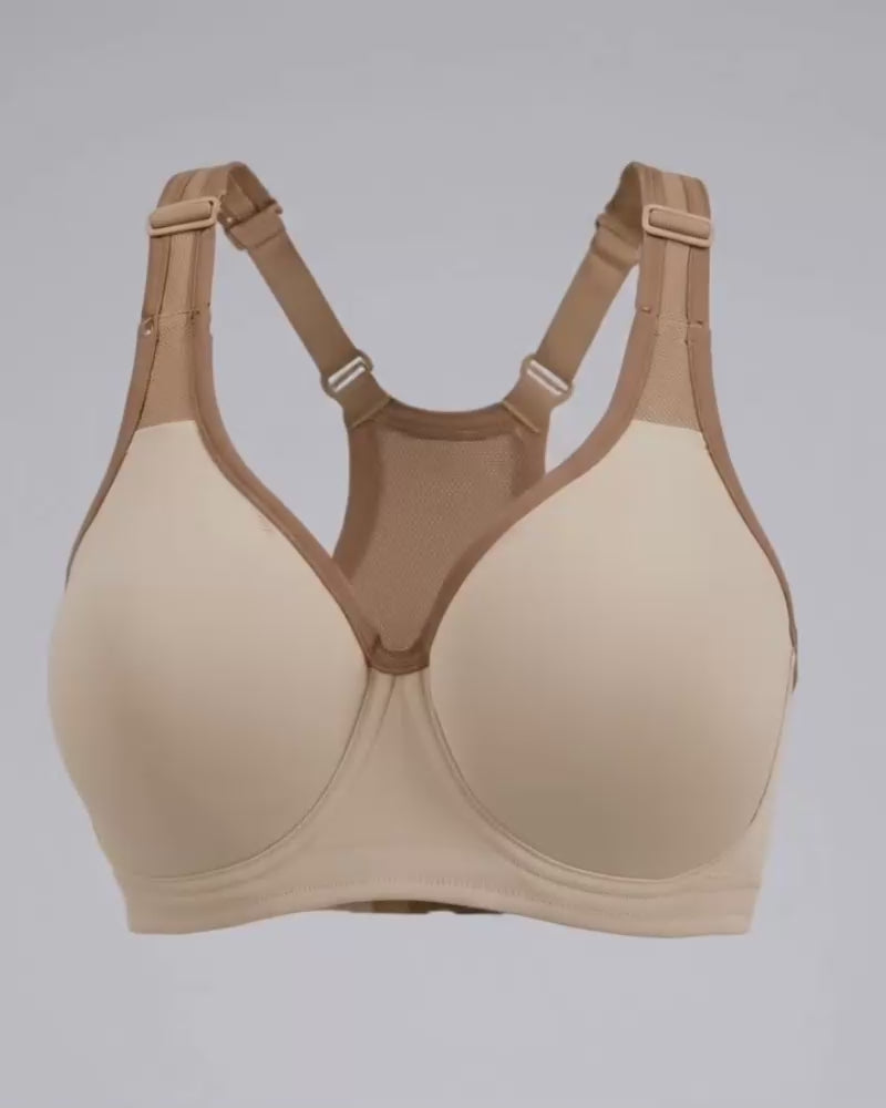 Alorin™ Unlined External Underwire Full Coverage Sports Bra