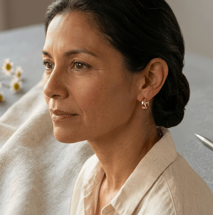 Alorin Aurora Copper Hoop Earrings