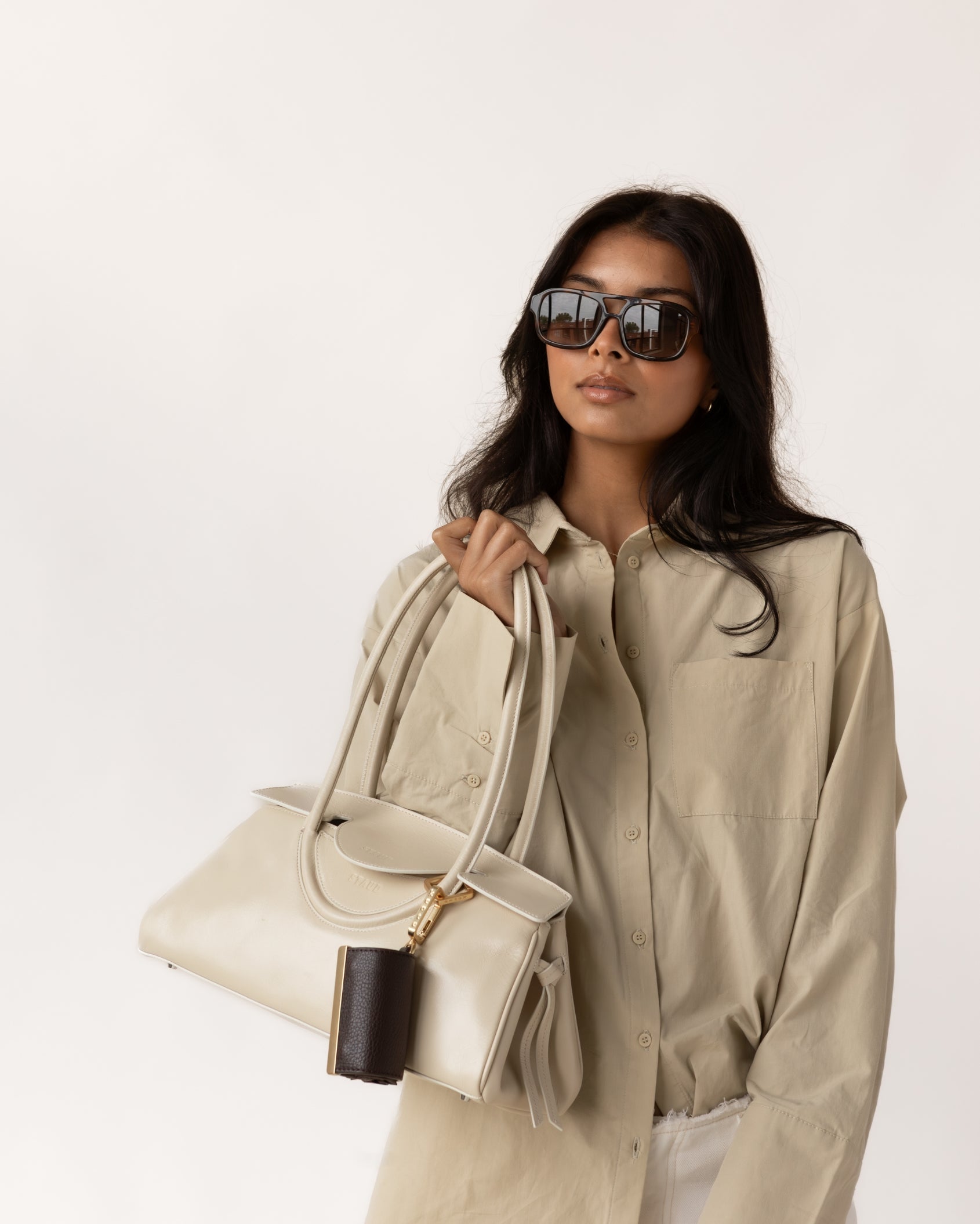 Aura - keychain tote - espresso