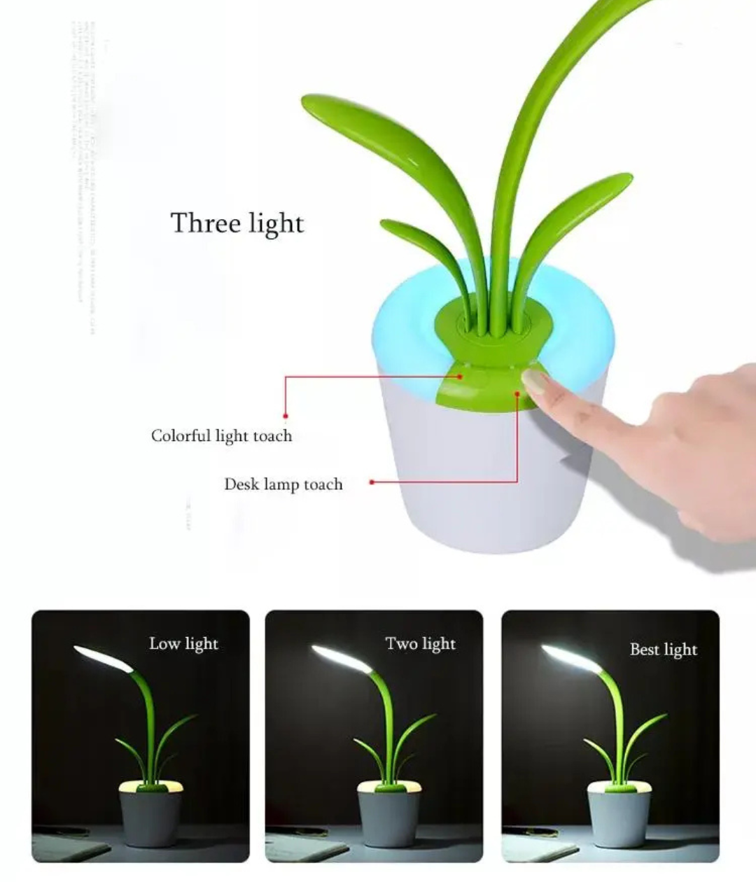 GlowLeaf™ Touch Lamp