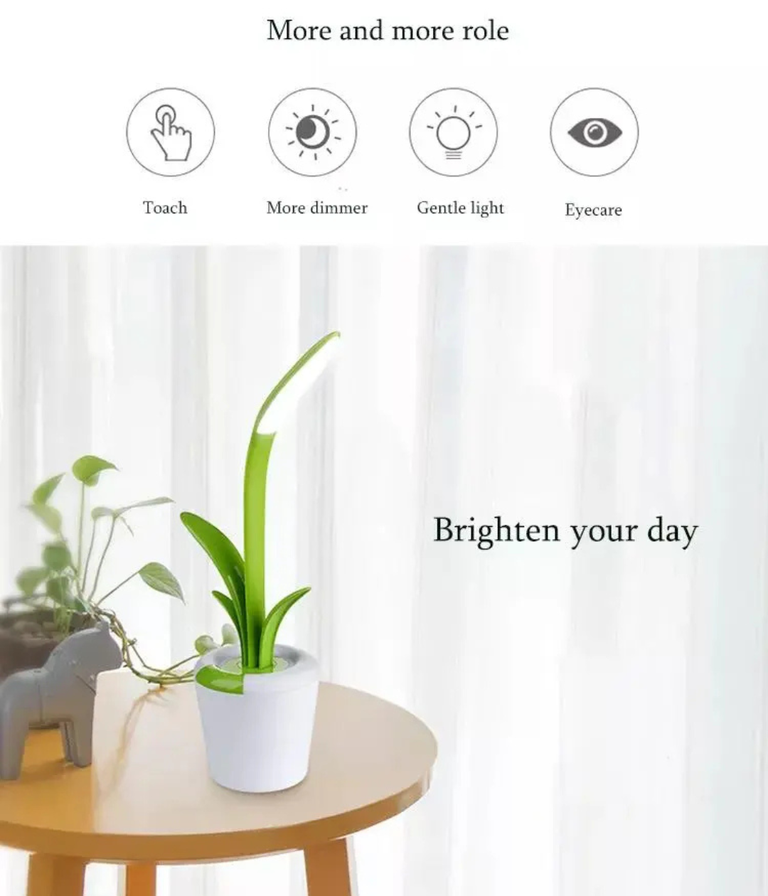 GlowLeaf™ Touch Lamp