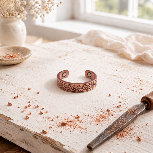 Alorin Plait Copper Ring