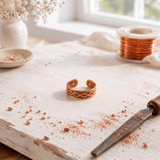 Alorin Vesica Copper Ring