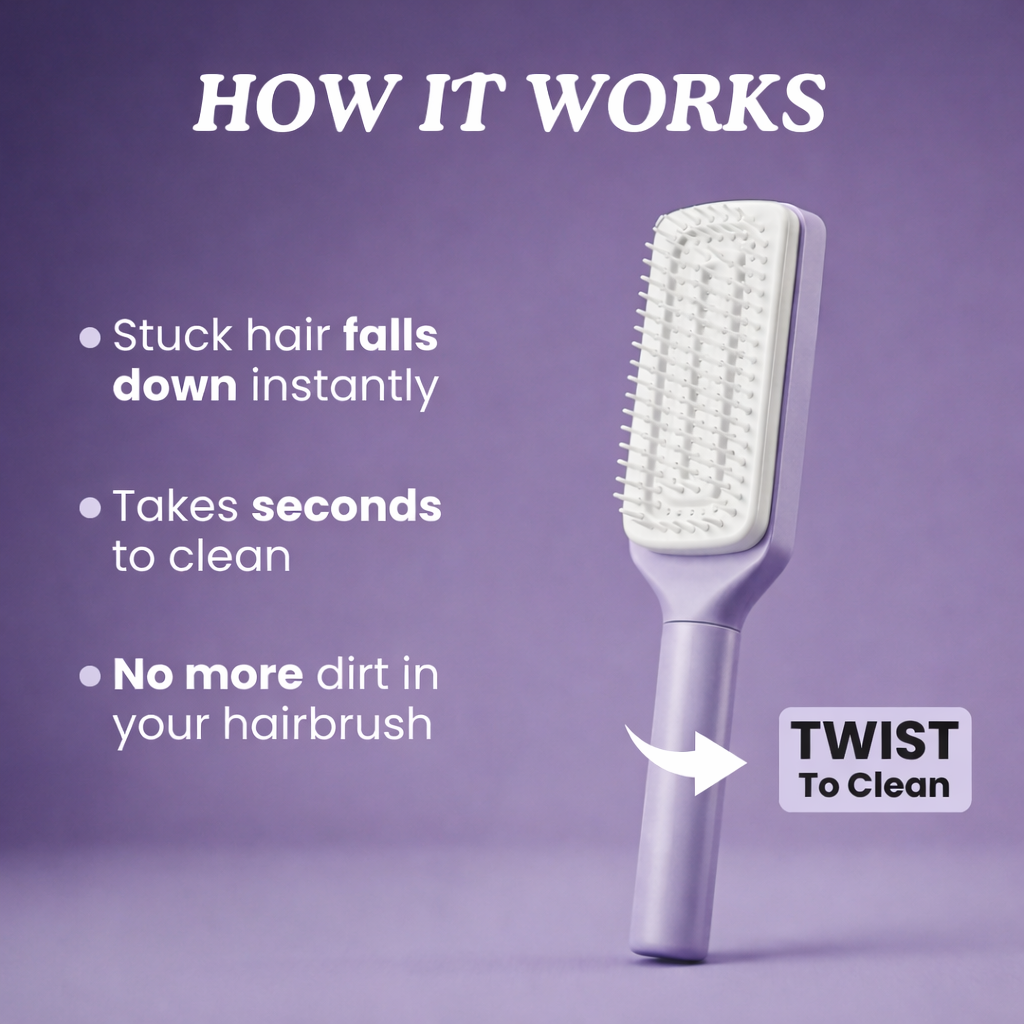 Alorin Self-Cleaning Hair Brush