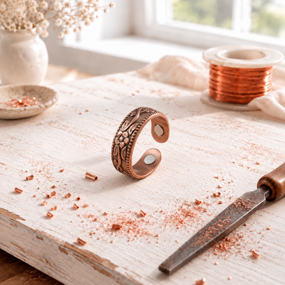 Alorin Petal Copper Ring