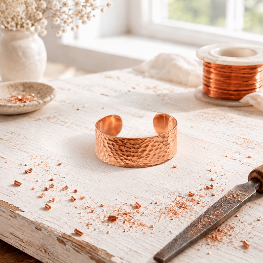 Alorin Hammered Copper Cuff