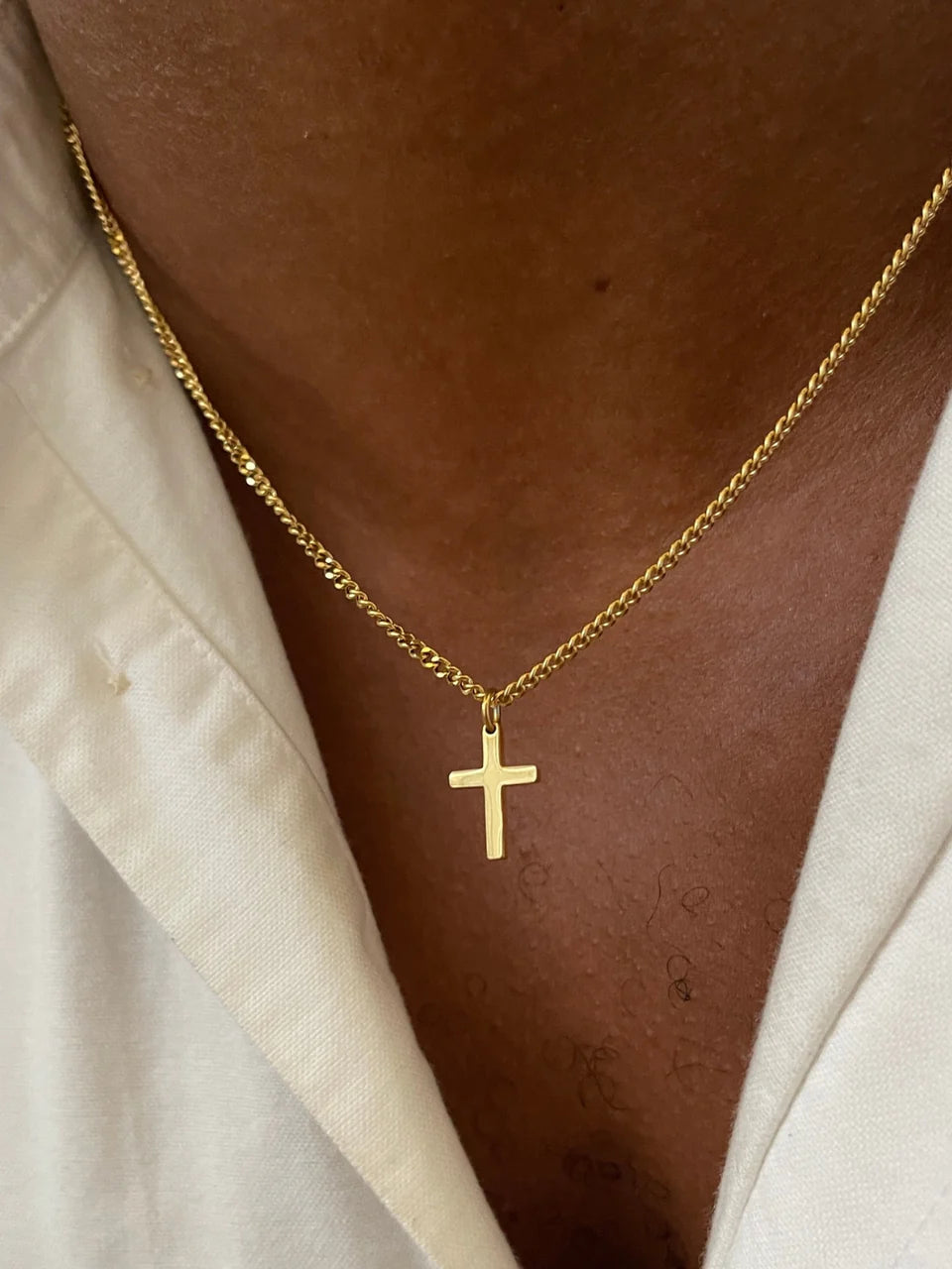 CROSS CHAIN | 18K Gold & Silver Colors