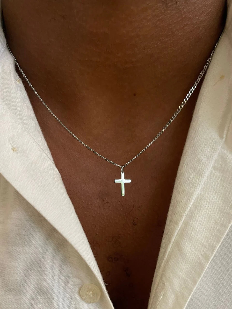 CROSS CHAIN | 18K Gold & Silver Colors
