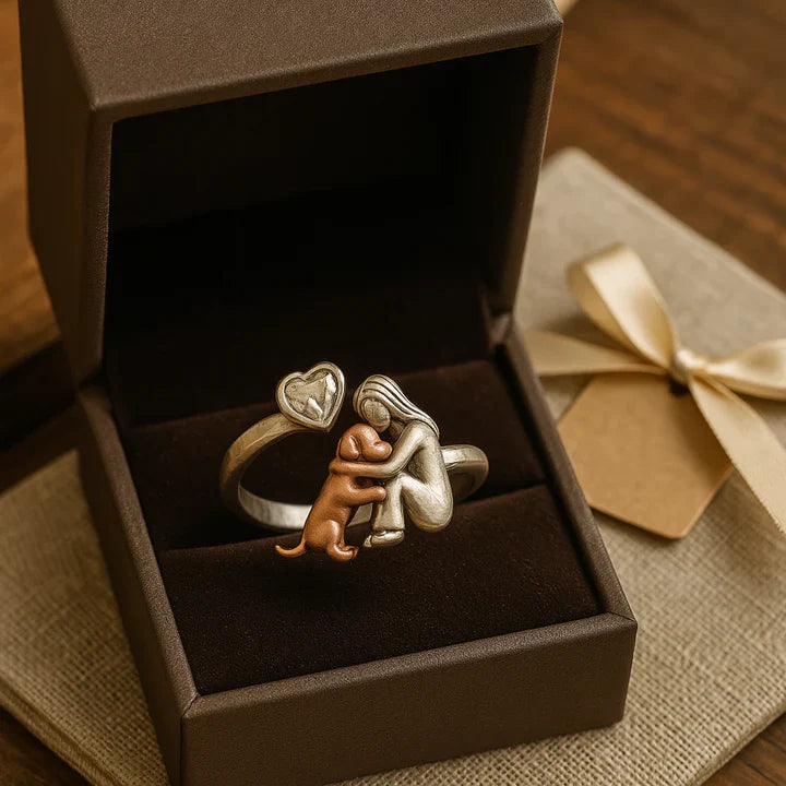 Adjustable Ring – “Always in My Heart” (Original) 🐶✨
