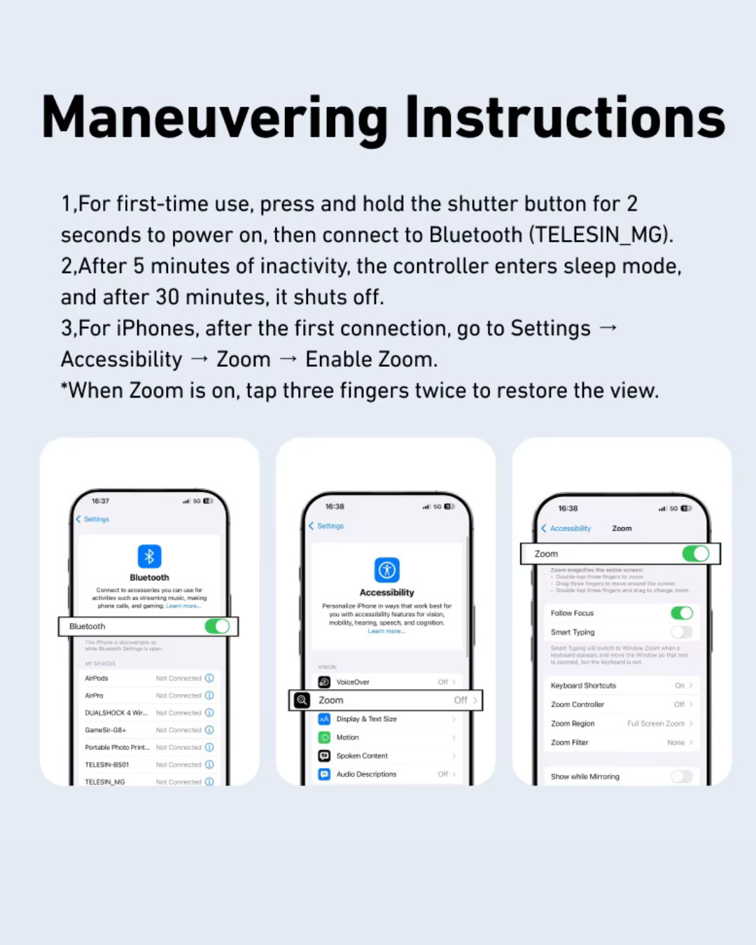 GripShot Pro – Magnetic Phone Camera Grip with Shutter & Magnetic Selfie Light 2.0 & Tripod