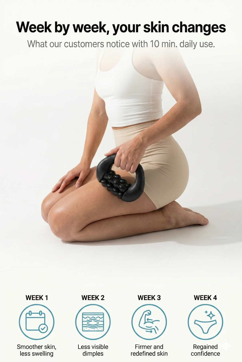 ALORIN™ SculptRoll Anti Rolling Cellulite Massager - Reduce Puffiness & Enhance Natural Contours