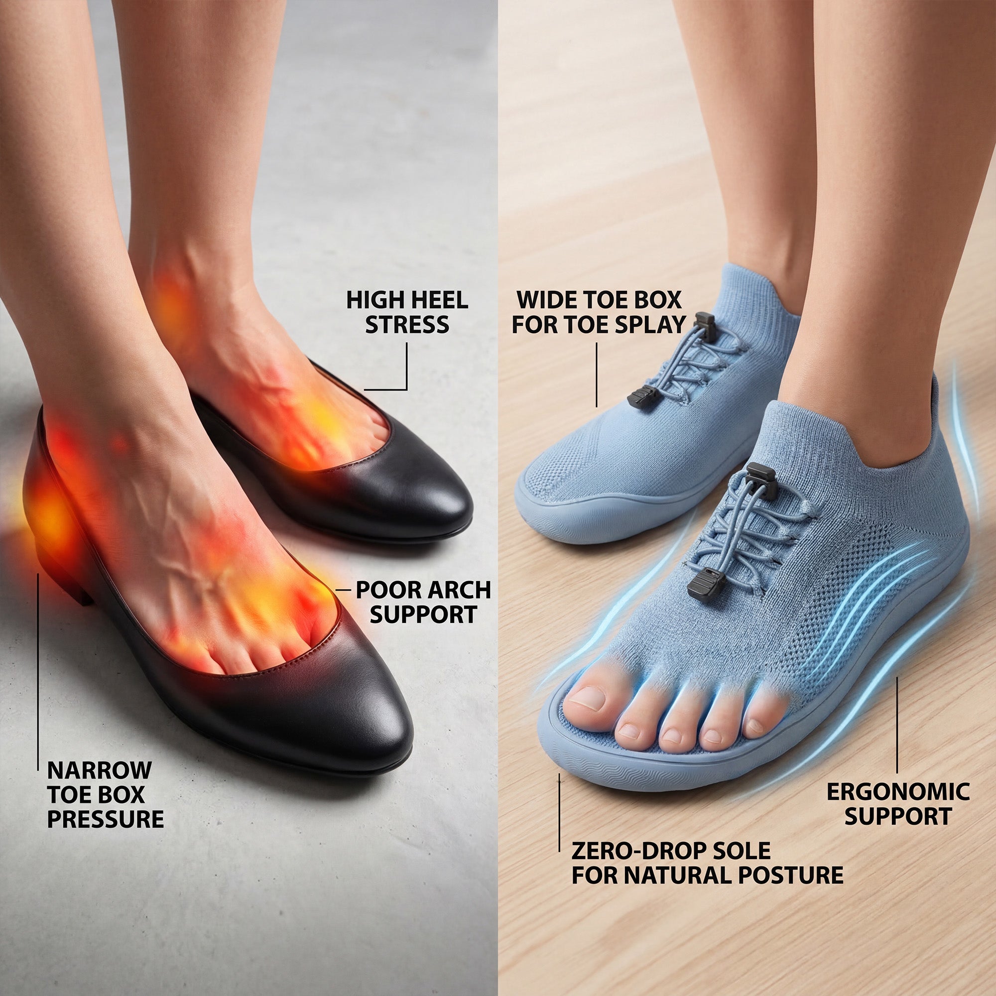 Cloud Comfort Barefoot Shoes