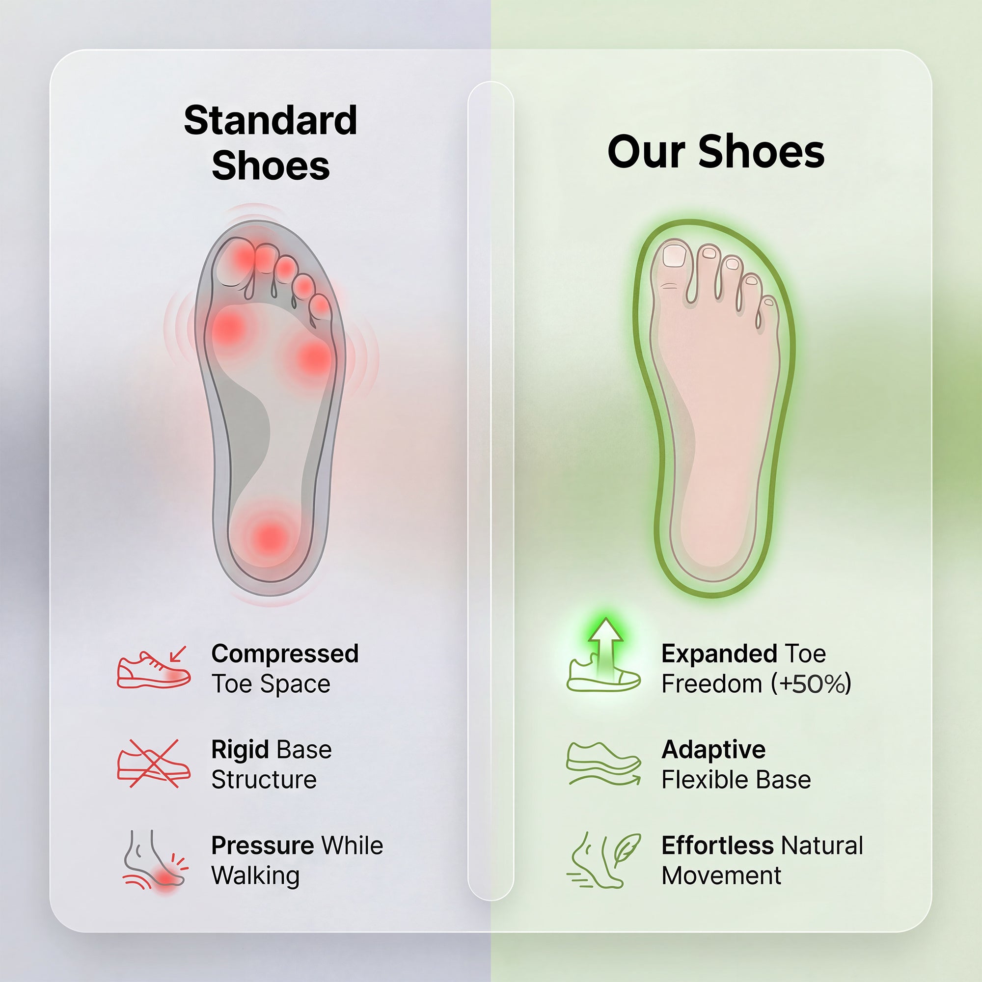 Unisex Wide Toe Minimalist Sneakers