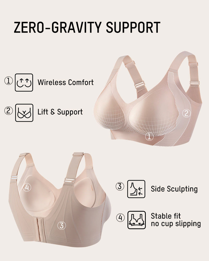 Alorin™ CloudLift bra Invisible Wide-Band Wireless Support Bra