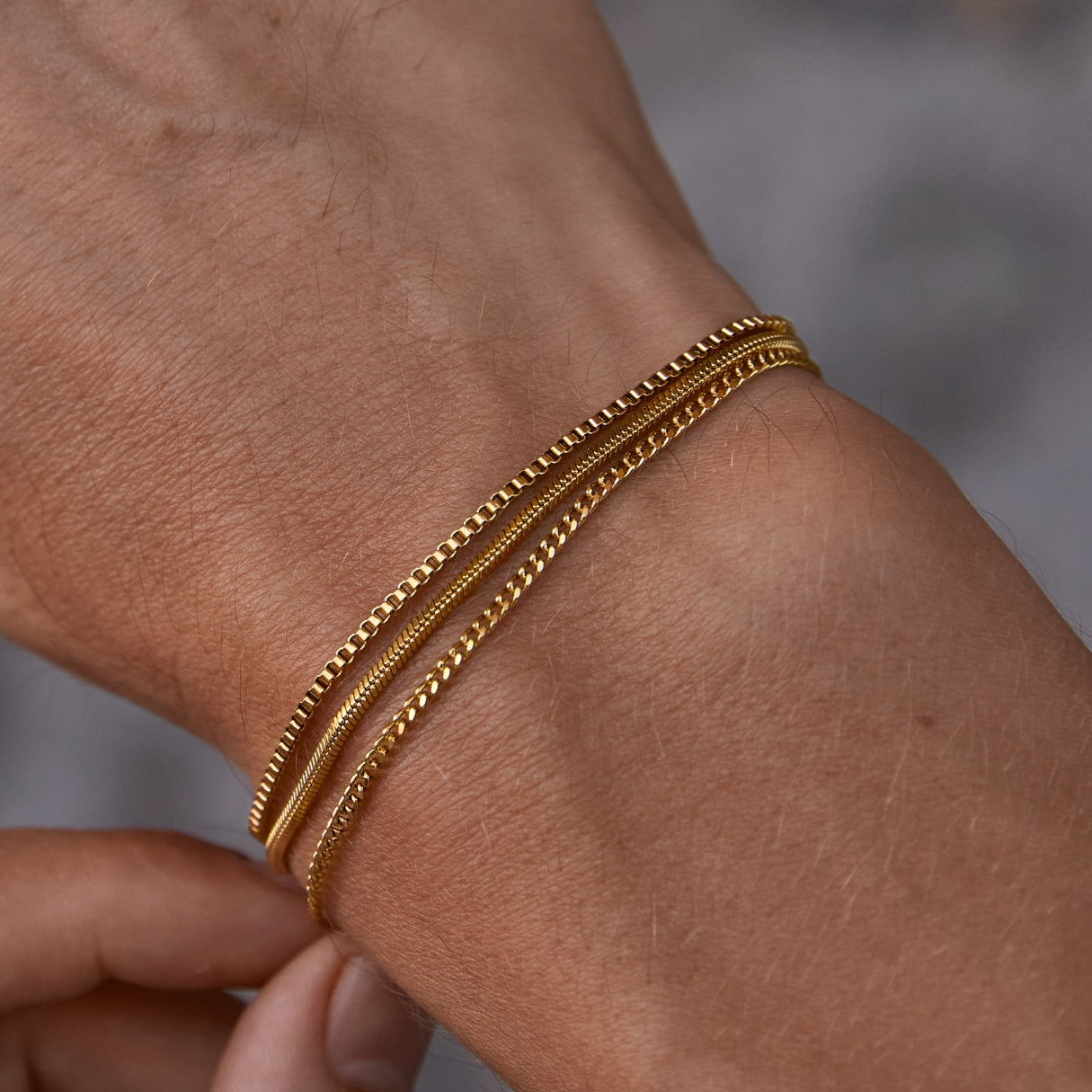 Alorin Minimal Bracelet Stack