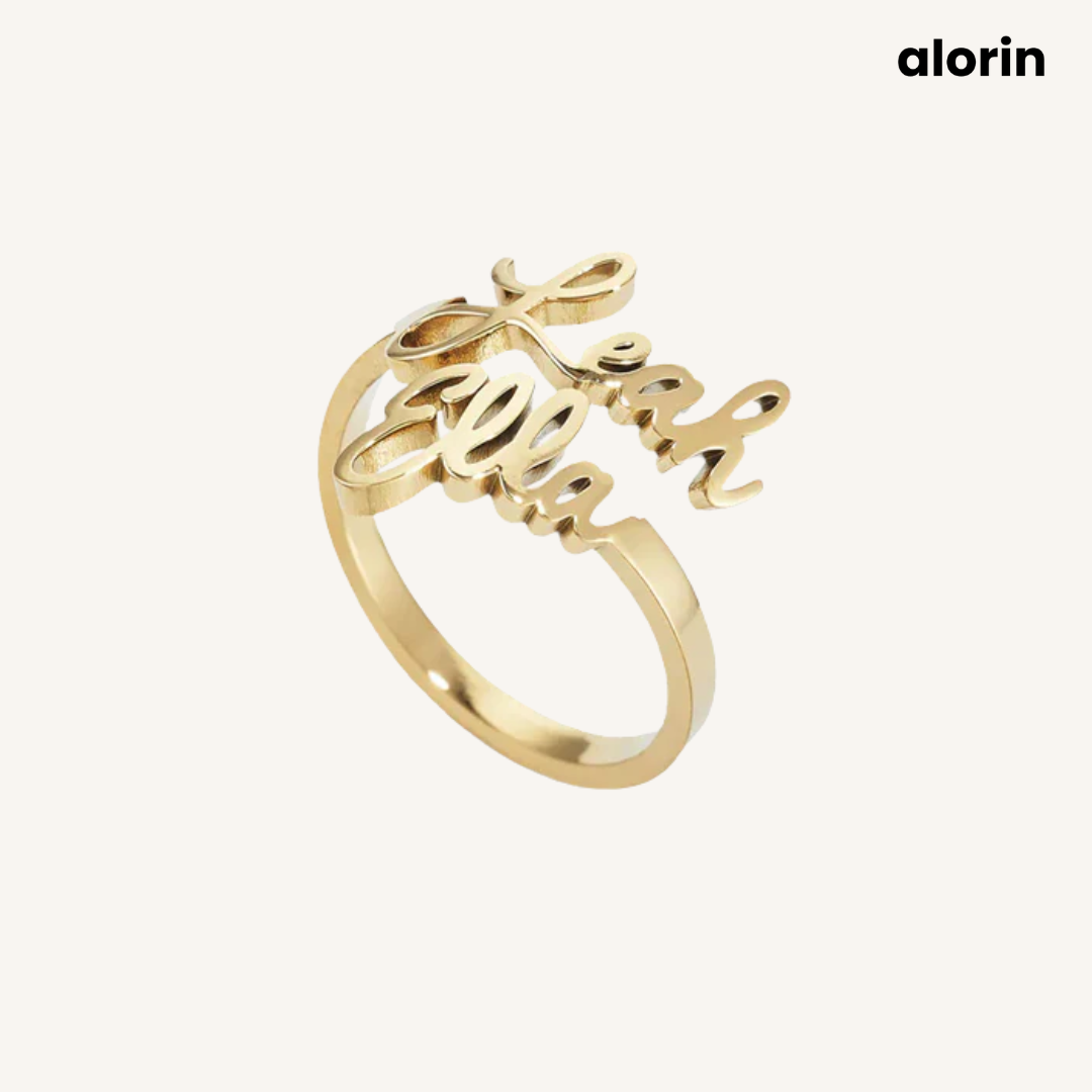 Double Name Ring