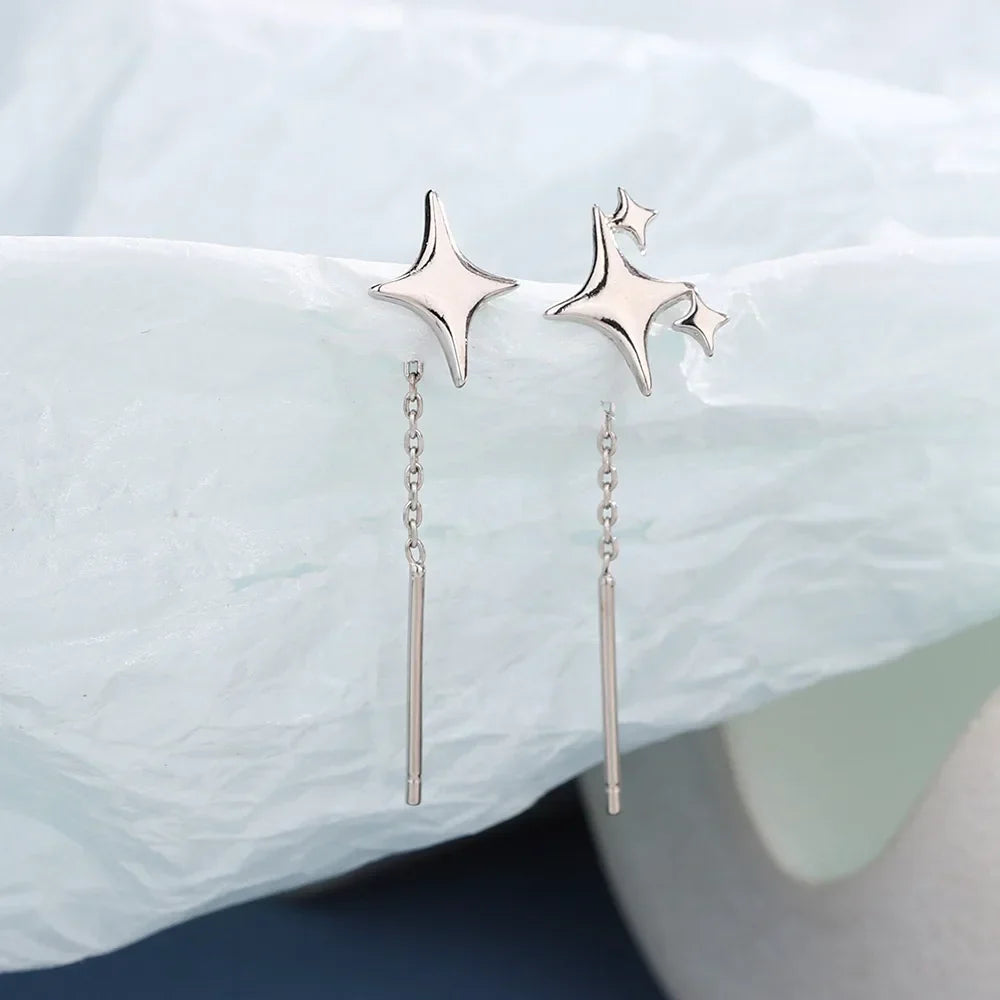 Starlume™ | Refined Star Chain Earrings